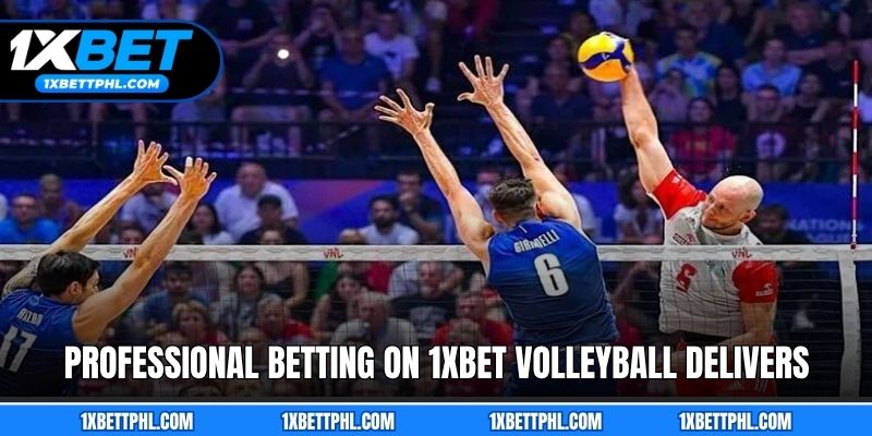 Professional betting on 1xbet Volleyball delivers
