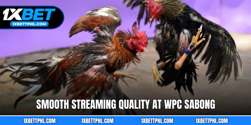 Smooth streaming quality at WPC sabong