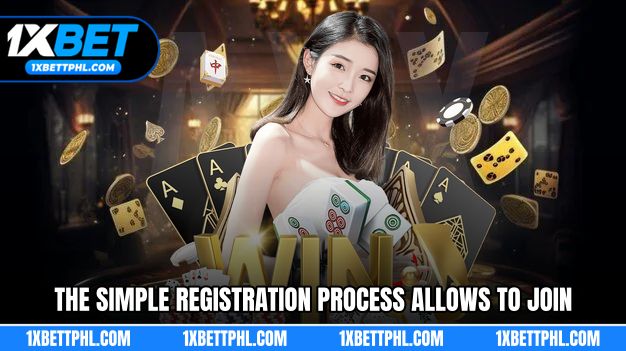 The simple registration process allows you to join the system quickly.